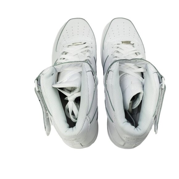 Nike Air Force One Shoes Mid White '07 Custom Adelaide Crows Australian Size 11 - Picture 3 of 12